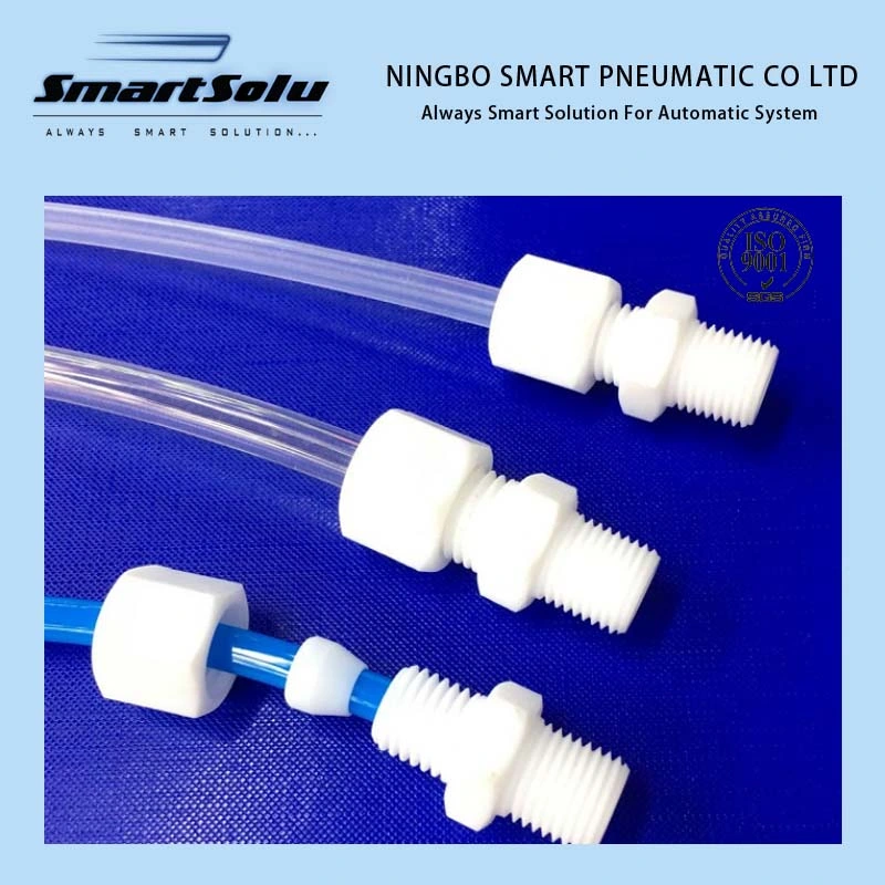 Swagelok PTFE PP PVDF Stainless Steel Brass Irrigation Equal Tee Elbow HDPE PP PE Compression Fittings
