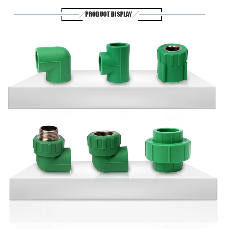 PPR Pipes and Fittings Green and White Color PPR Pipe