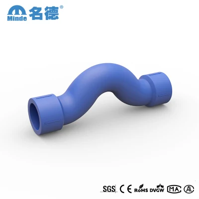 China Construction Factory Green PPR Pipe Fittings 20mm PPR Bend Pipe