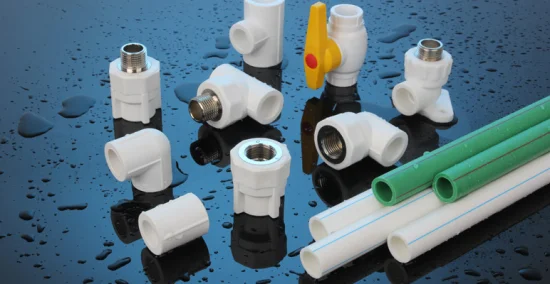 Professional Manufactured White/Green PPR Plastic Pipe for Cold&Hot Water Supply