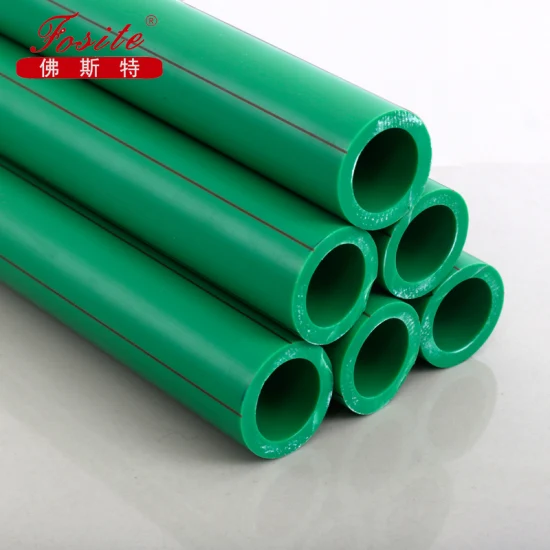 China Tube German Standard Building Material Leading Casting Technics PPR/PP/PE Pipe for Water Supply Full Size 16-160mm Customized Color
